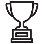 Trophy Icon in Black