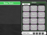 Putt Mania multi-course management screen.