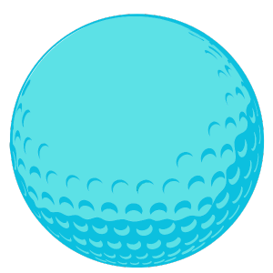 Orange Golf Ball (3)